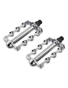 Twisted Flat Pedals 9/16 Chrome.
